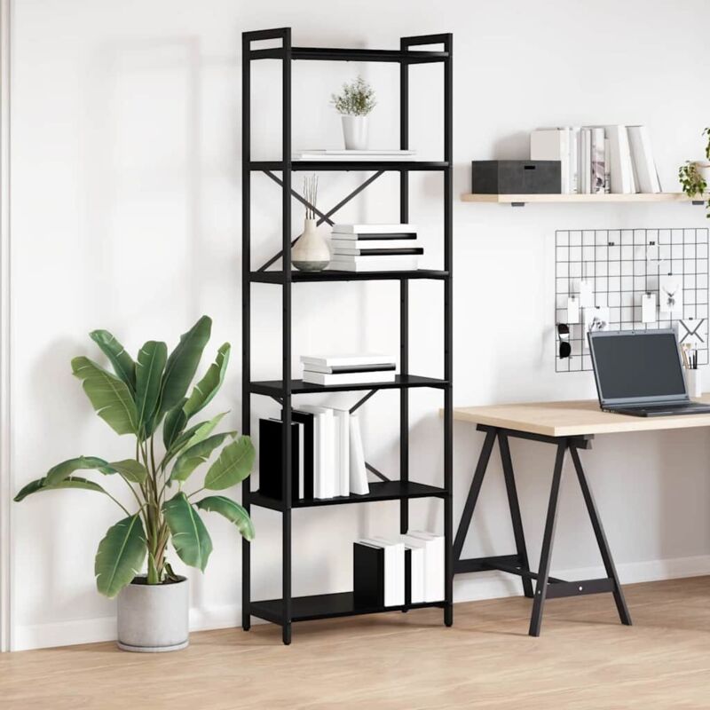 Bücherregal Schwarze Eiche 60 X 30 X 188 Cm Holzwerkstoff Vidaxl