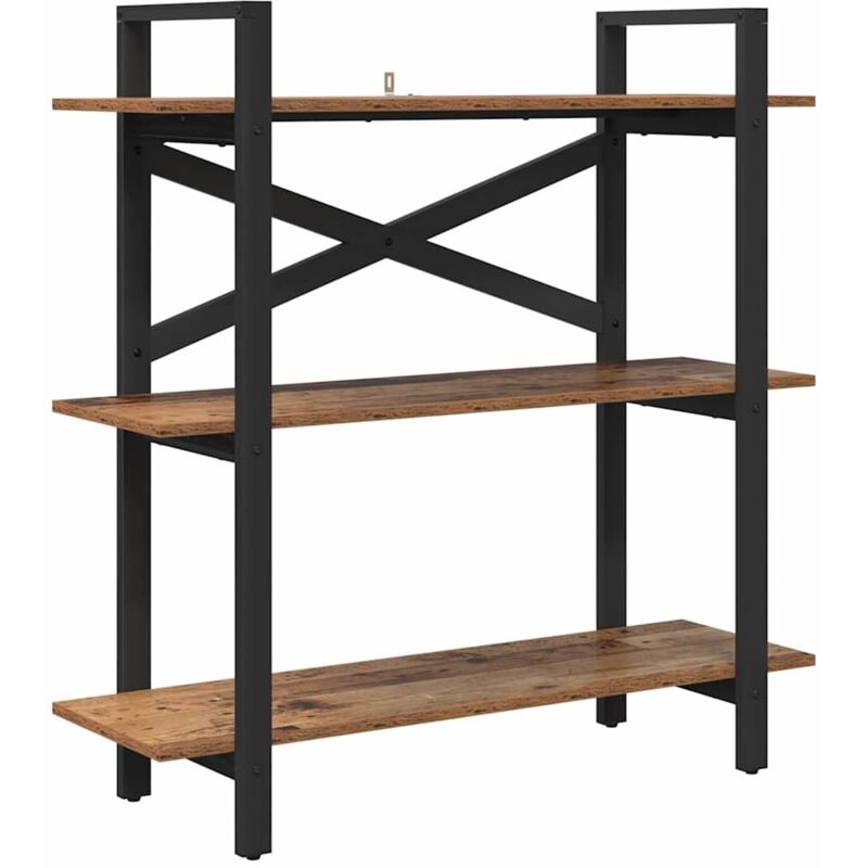 Bücherregal Altholz 100 X 33, 5 X 102 Cm Holzwerkstoff Vidaxl