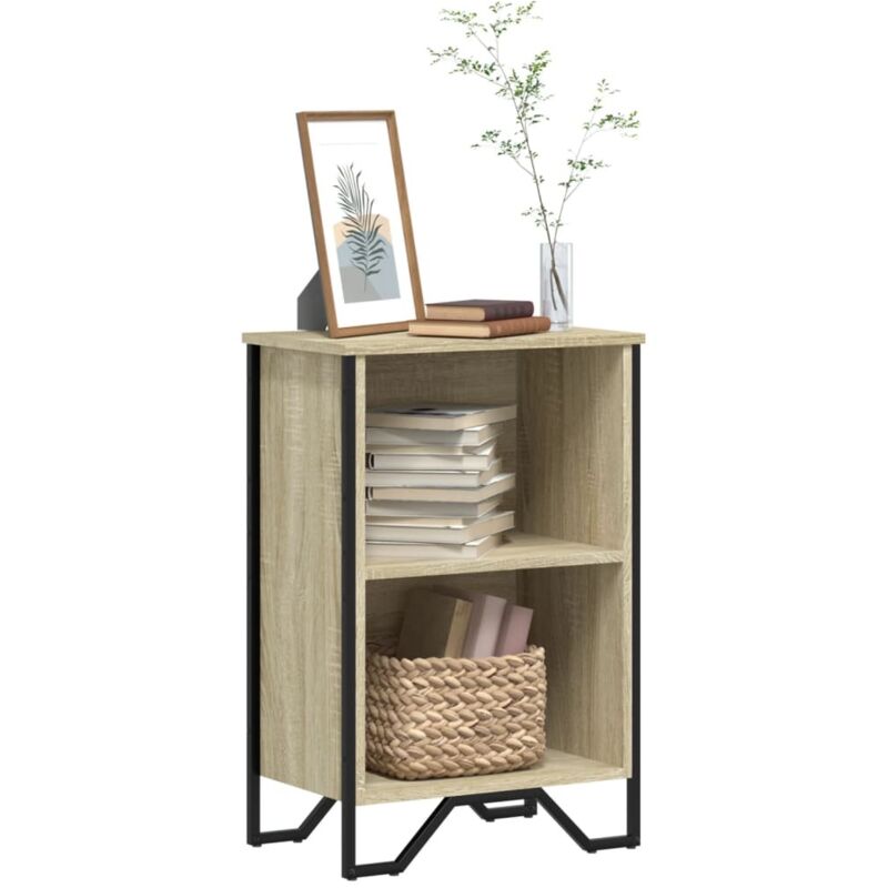 Bücherregal Sonoma-eiche 50x31x74, 5 Cm Holzwerkstoff Vidaxl