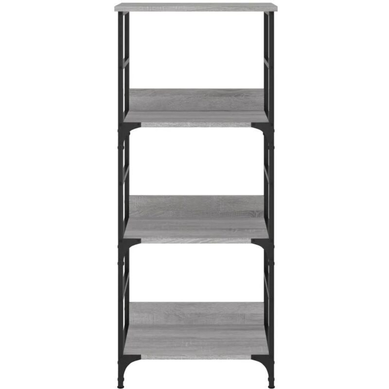 Bücherregal Grau Sonoma 50x33x117, 5 Cm Holzwerkstoff Vidaxl