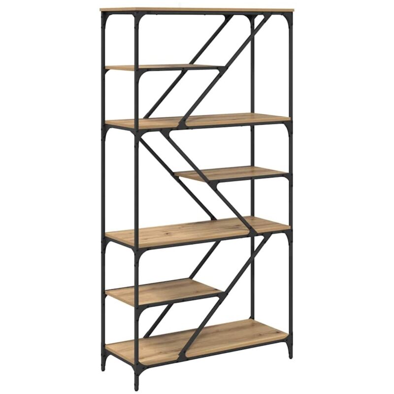 Bücherregal Artisan-eiche 91 X 36 X 176 Cm Holzwerkstoff Vidaxl