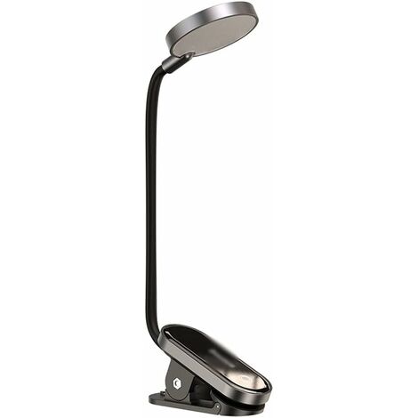 Buchlicht, USB wiederaufladbar, LED-Mini-Schreibtischlampe, Clip-on-Licht, Nachtlicht, Leselampe für Reisen, Schlafzimmer, Buch