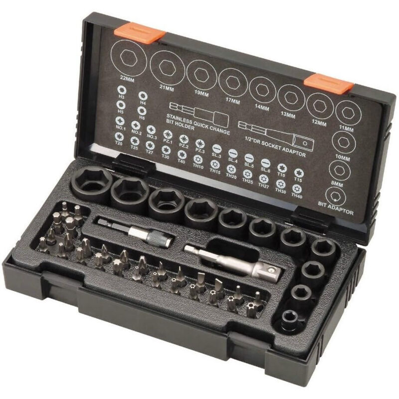 Hitachi [752500] Set D'Embouts Et Douilles Hikoki 41 Pièces