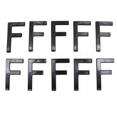 Buchstabe f für Kennzeichen tiflex h45mm neu für Motorrad