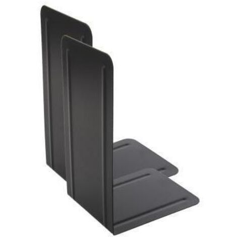 Buchstütze 12,7 x 24 x 14,5 cm (B x H x T) Metall pulverbeschichtet schwarz 2 St./Pack.