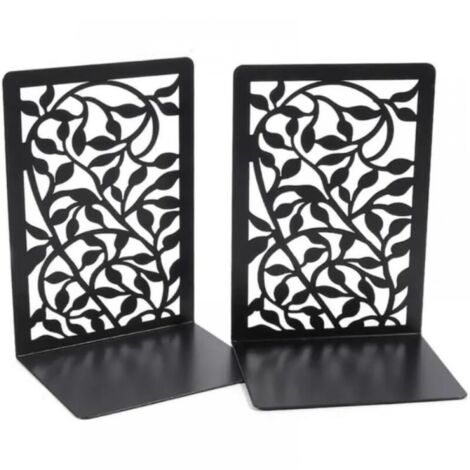 Buchstützen (120 × 90 × 175 mm), Buchstützen aus Metall, Regal-Buchstützen, geeignet für Regale, Bibliotheken, Büros, Schulen