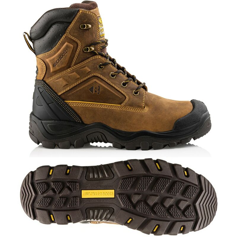 Buckler Boots Buckshot 2 Safety Work Boot Leather Waterproof High Leg UK Size 11