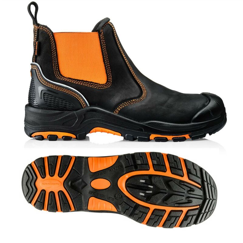 Buckler Boots BuckzViz High Viz Orange Dealer Safety Work Boots UK Sizes 13