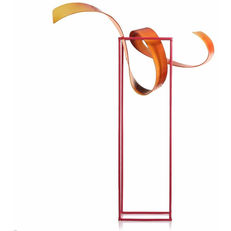 

Tooarts - Bud Escultura Independiente-Abstracta Interior / Exterior Escultura de Metal Moderna Decoracion de Mesa y Escritorio Centro de Mesa