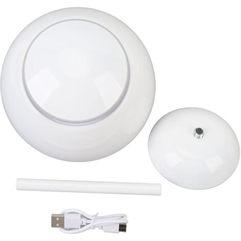 Bud Retro Kabellose, wiederaufladbare Tischleuchte mit stufenloser Dimmfunktion per Touch für Wohnzimmer und Büro, Eisen