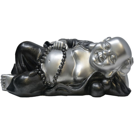 Figura Buda Decoración Grande, Porta-velas Buda de Cerámica, Figuras  Decorativas Exterior/Interior 39x20x19cm - Hogar y