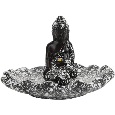 Buddha-Statue aus Kunstharz – Handgefertigte Wohndekoration aus Südostasien