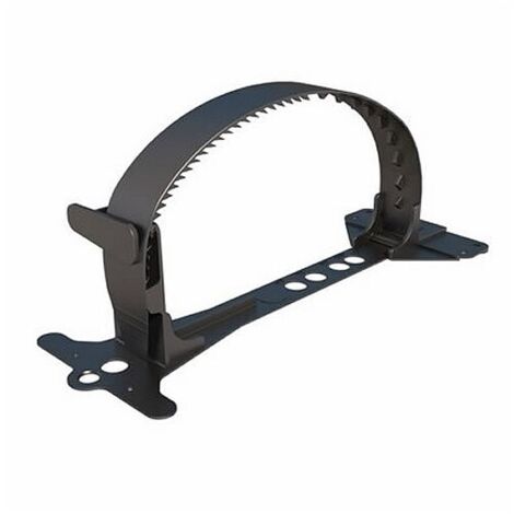 Buderus 10er-Set Befestigungsklammer FKH140 für Kunststoff Flach- oder Rundkanal-Form FK140 - 7738112025