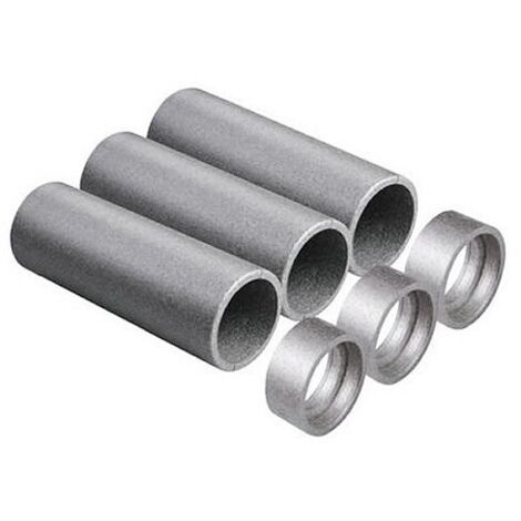 Buderus 3er-Set EPP-Schaumrohr mit Muffe für Luft-Kanalsystem DN125 - Länge 1 m - 7738113430