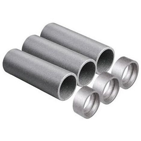 Buderus 3er-Set EPP-Schaumrohr mit Muffe für Luft-Kanalsystem DN160 - Länge 1 m - 7738113427