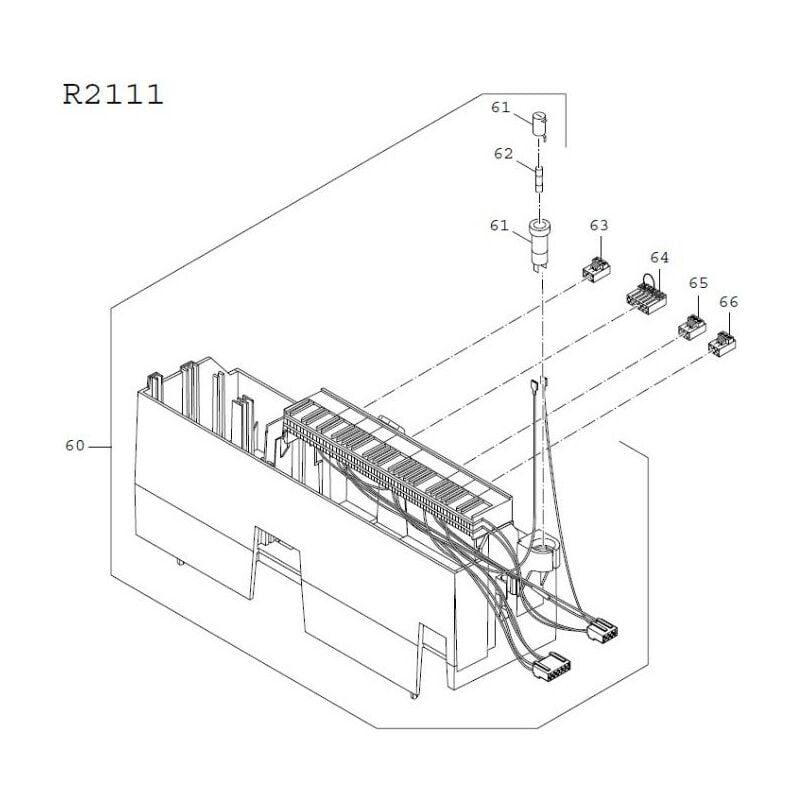Buderus - 63032216 - Module R2111 - appareil de régulation logamatic 2111