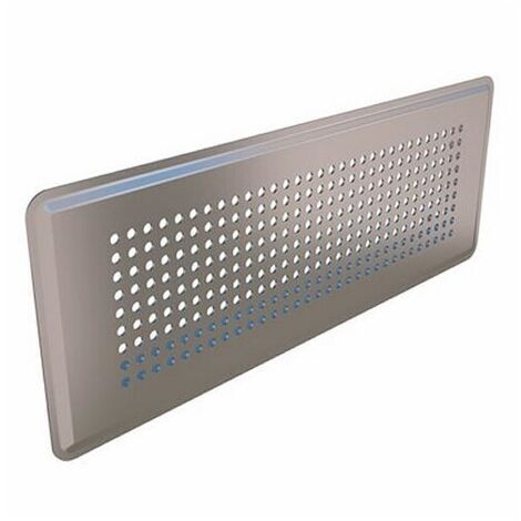 Buderus Abdeckgitter AG/E für Boden-/Wandauslass RRU75-2 (rund) / FKU140-2 (flach), Edelstahl gebürstet - 7738112047