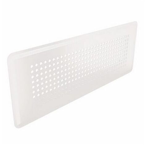 Buderus Abdeckgitter AG/W für Boden-/Wandauslass RRU75-2 (rund) / FKU140-2 (flach), Metall, weiß lackiert - 7738112046