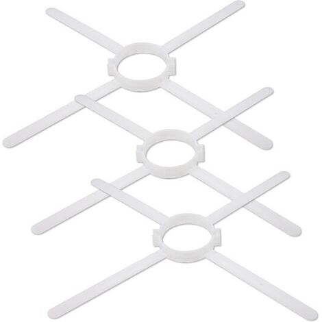 Buderus Abstandhalter-Set - 3 Stk. für PP-Abgasrohr Ø 80 mm - 7738112597