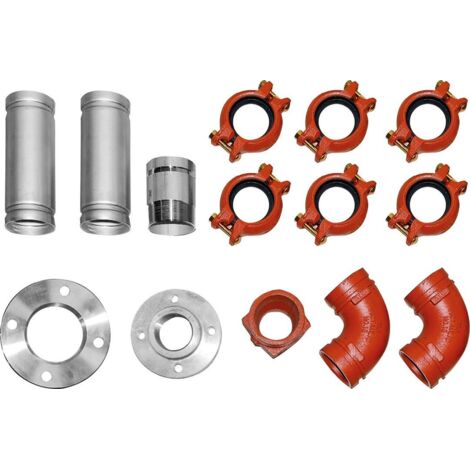 Buderus Anschluss-Set 3 Sole seitlich für Sole-Wasser.-WP WPS54.2 - 8738206906 von Buderus