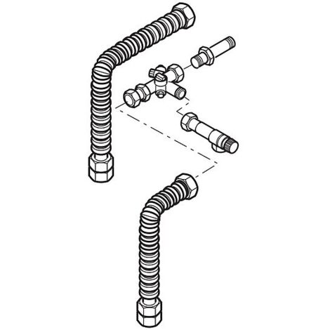 Buderus Anschluss-Set S-flex sanitärseitig - 87094838