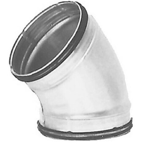 Buderus Bogen 45° Metall DN100 BM45-100 mit Gummilippendichtung für Logavent HRV156 K (BS) - 7738112484