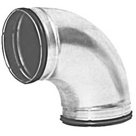 Buderus Bogen 90° Metall DN100 BM90-100 mit Gummilippendichtung für Logavent HRV156 K (BS) - 7738112483
