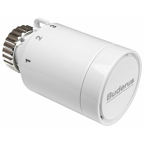 Buderus Design-Thermostatkopf Logafix BD1-W0, weiß, mit Nullstellung