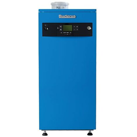 Buderus Gas-Brennwertkessel Logano plus GB102S-16 mit Regelung Logamatic EMS plus, Erdgas E/LL, blau - 7731600184