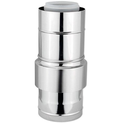 Buderus konzentrischer Zuluftstutzen DN80/125 - Edelstahl - 7738112705