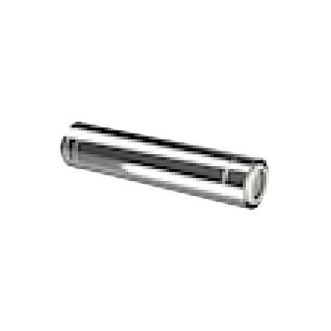 Buderus konzentrisches Abgasrohr DN80/125 - Länge 1.000 mm - Edelstahl