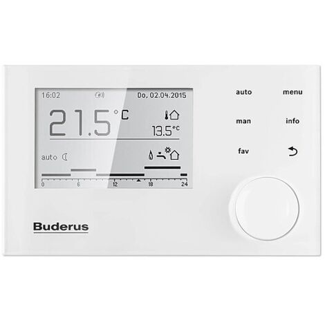 Buderus Logamatic EMS plus - RC310 witterungsgeführt - mit Außenfühler - Farbe weiß - 7738113410