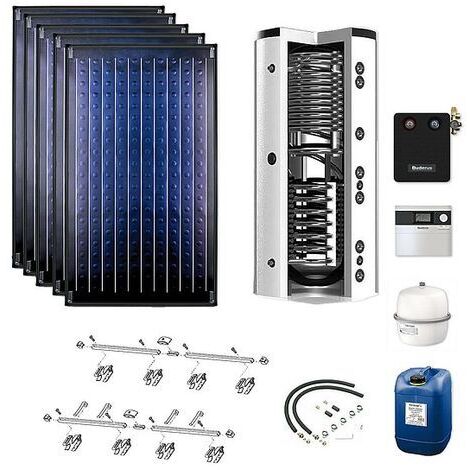 Buderus Logaplus-Paket S76, weiß 5xSKN-AD, HS750-W, SM200, 11,85m2 - 7739601822 von Buderus