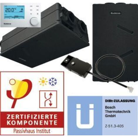 Buderus Logavent HRV156-100 K S Kompaktlüftungsgerät mit WRG - 7739621516
