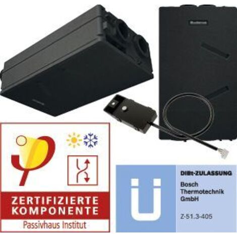 Buderus Logavent HRV156-100 K S OR Kompaktlüftungsgerät mit WRG - 7739621517