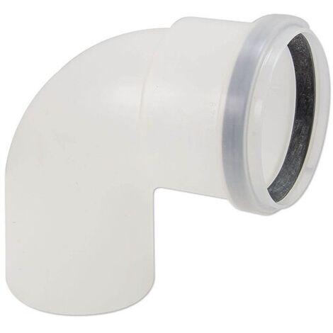 Buderus PP-Abgasrohr-Bogen Ø 80 mm - 87° - 7738112654