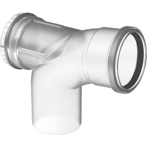 Buderus PP-Abgasrohr-Revisionsbogen Ø 80 mm - 87° - 7738112596