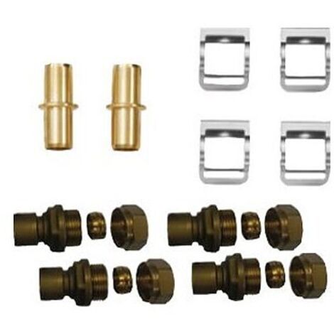 Buderus Reihenverbindungs-Set mit Klemmringverschraubung für 18er Kuperrohr SKR10 CPC / SKR5 - 7735600276