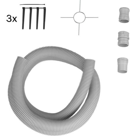 Buderus Set-Flexleitung d:60, 5m 5m Flexrohr,Montagekreutz,4xAbstandshalt - 7738112525 von Buderus