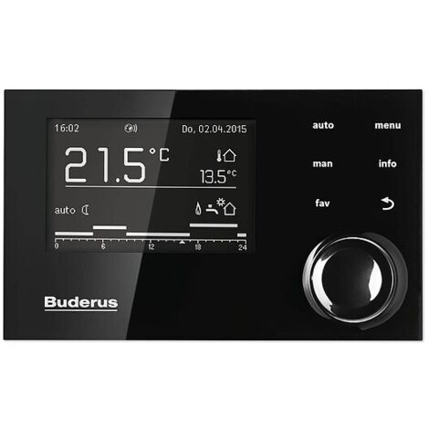 Buderus System-Bedieneinheit Logamatic RC310 schwarz