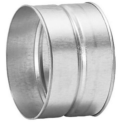 Buderus Verbindungsmuffe Metall DN100 SM100, verzinktes Sahlblech für Logavent HRV156 K (BS) - 7738112487