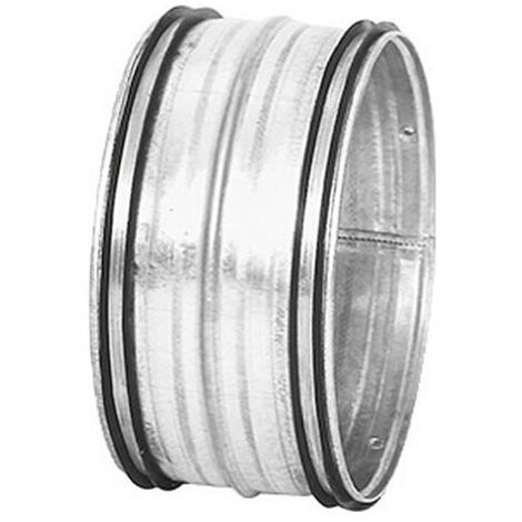 Buderus Verbindungsnippel/Steckverbinder Metall DN100 FM100 mit Gummilippendichtung für Logavent HRV156 K (BS) - 7738112486