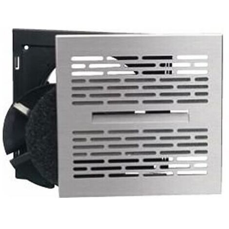 Buderus Weitwurf-Zuluftventil ZUW125 für Wandmontage, DN125, Aluminium in Edelstahloptik - 7738112052
