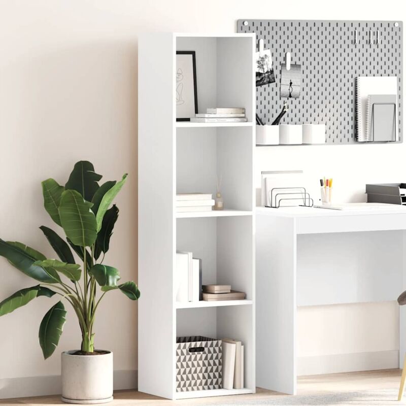 Bücherregal Weiß 40x30x152 Cm Holzwerkstoff Vidaxl