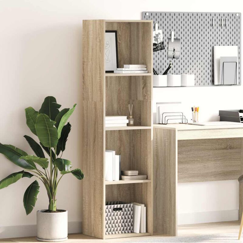 Bücherregal Sonoma-eiche 40x30x152 Cm Holzwerkstoff Vidaxl