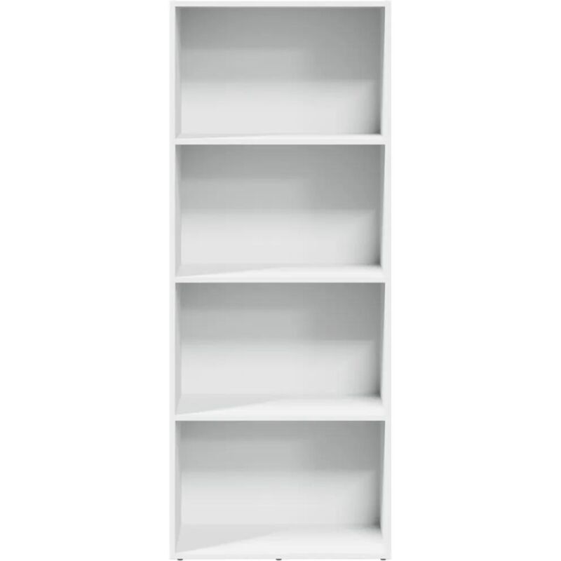 Vidaxl Bücherregal Weiß 60x30x152 Cm Ingenieurholz