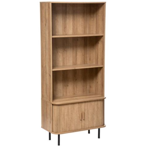 Bücherregal 2-türig Colva - natur