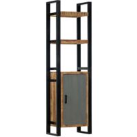 Bücherregal 50 x 30 x 170 cm Mango Massivholz
