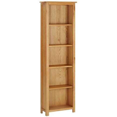 Bücherregal 52x22,5x170 cm Eiche Massivholz FF288848DE