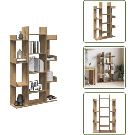 Bücherregal Artisan-Eiche 86x25,5x140 cm Holzwerkstoff - Bücherregal - Bücherregale - Bücherschrank - Bücherschränke